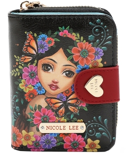 Nicole Lee Heart Bifold Wallet ALMA DE COLORES PRT6903